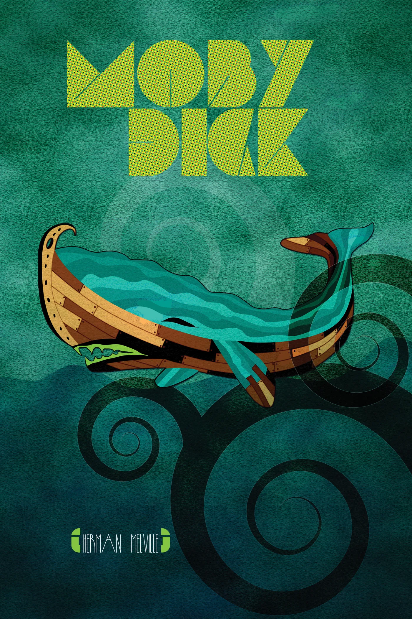 Cover of Moby Dick by Rade Design