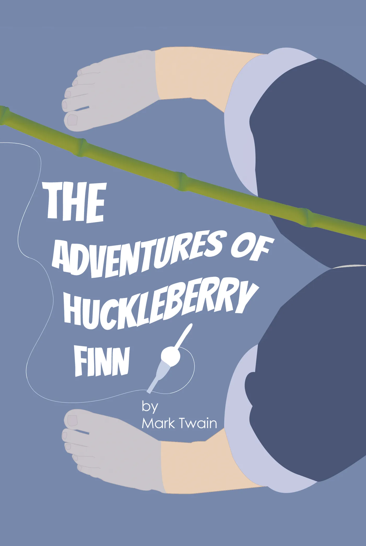 Cover of The Adventures of Huckleberry Finn by E. Michelle Peterson