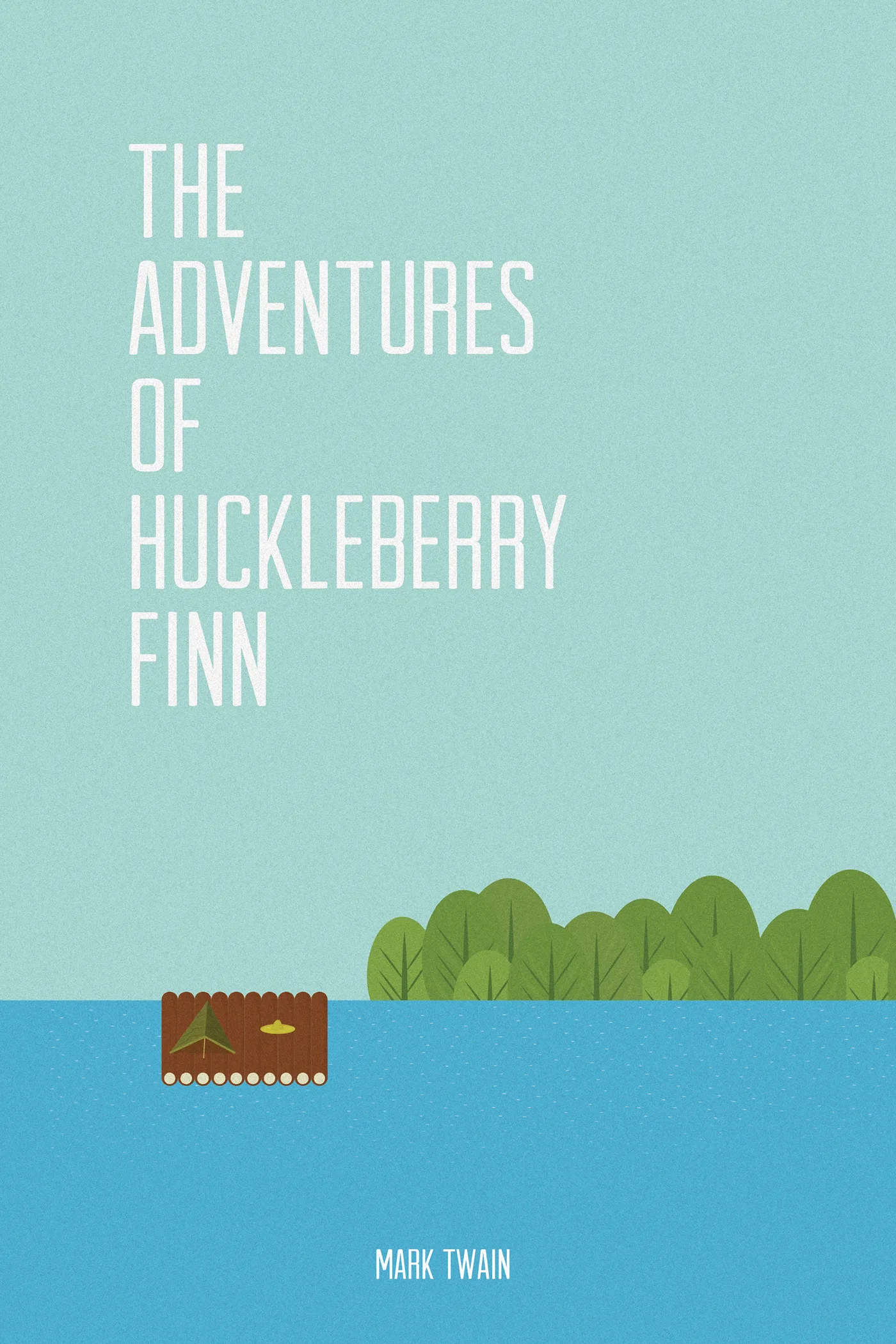 Cover of The Adventures of Huckleberry Finn by Kjell Roger Ringstad
