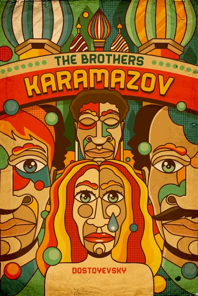 Cover of The Brothers Karamazov by Roberlan Borges