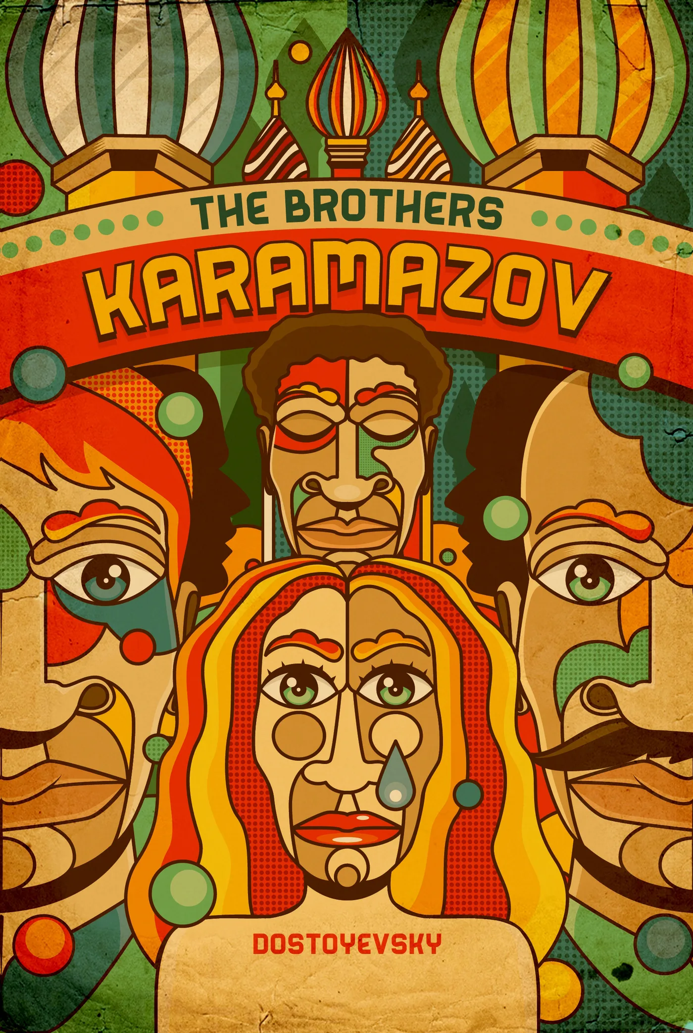 Cover of The Brothers Karamazov by Roberlan Borges