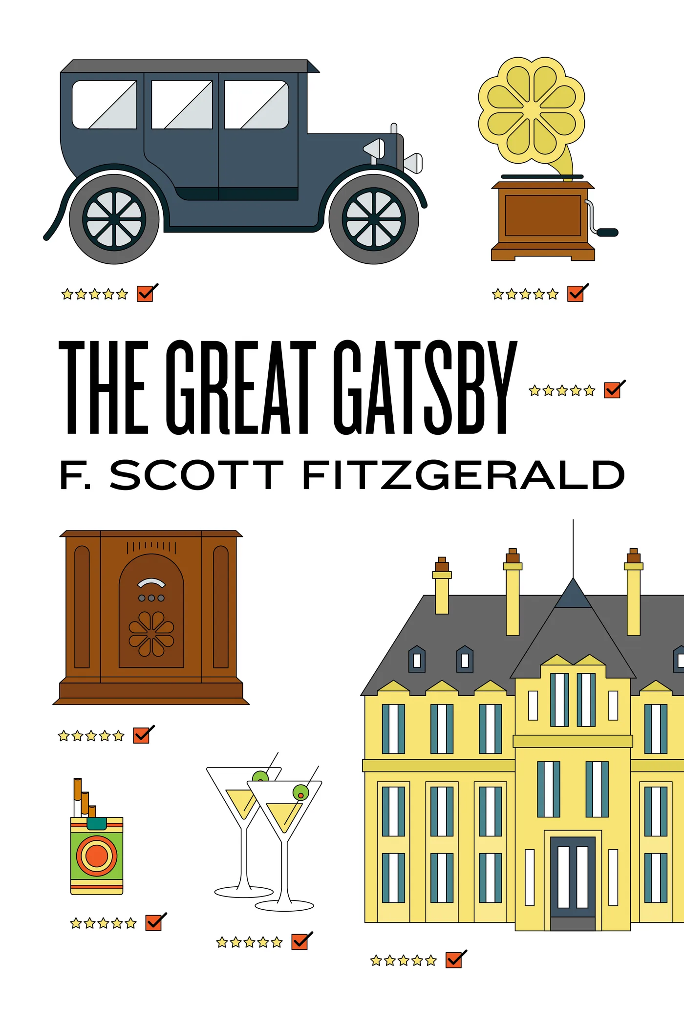 Cover of The Great Gatsby by Karl Orozco
