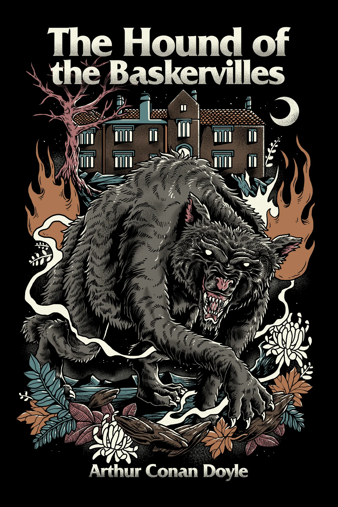 Cover of The Hound of the Baskervilles by Anto Tantowi