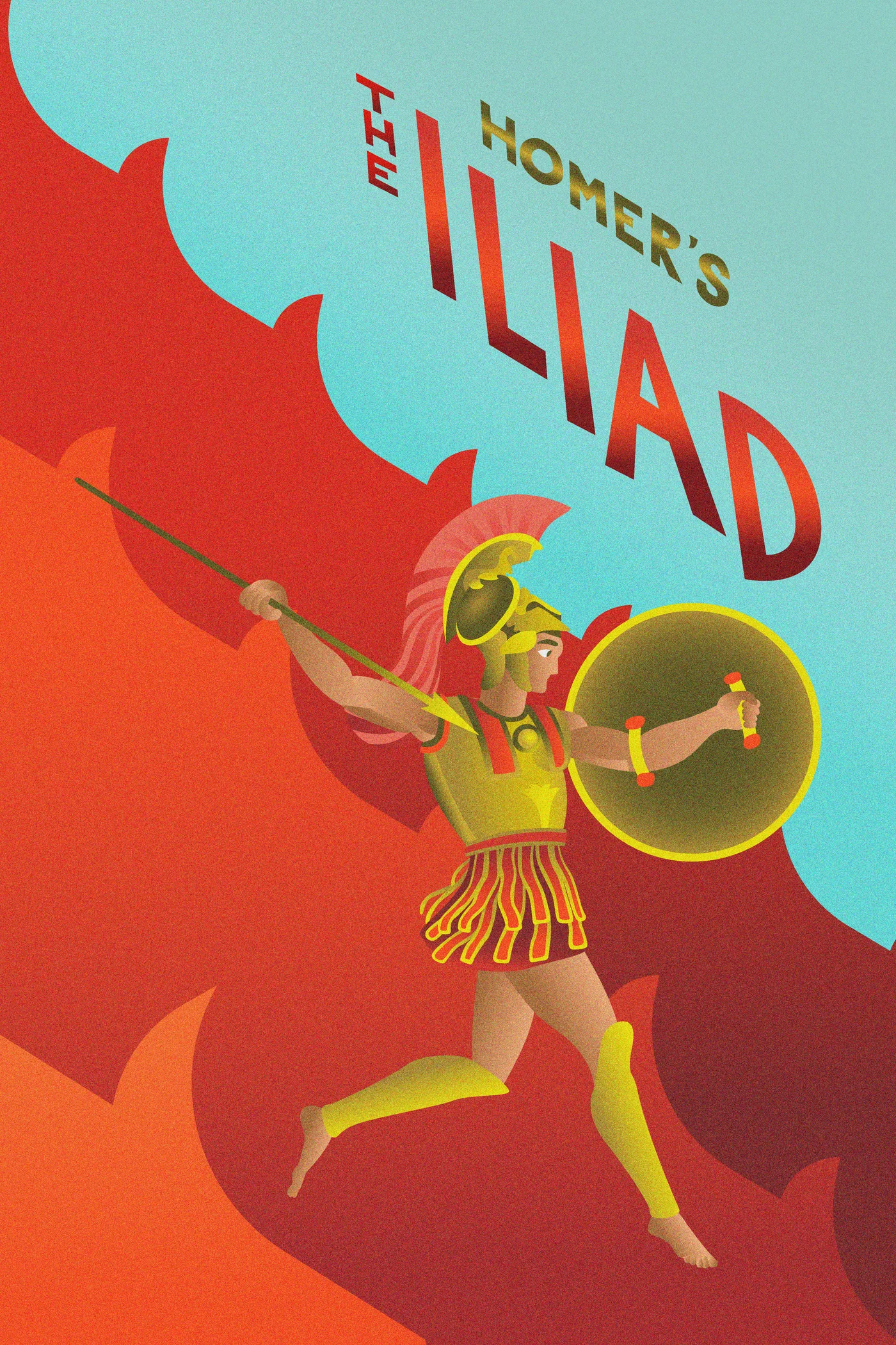 Cover of The Iliad by Karl Orozco